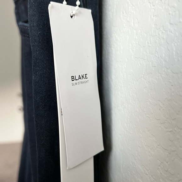 HUDSON Blake Slim Straight Lexi Men Dark Blue Jeans Size 36 BRAND NEW - Picture 6 of 8